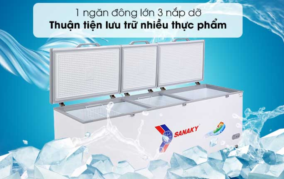 Tủ đông Sanaky 900 lít VH-1199HYK