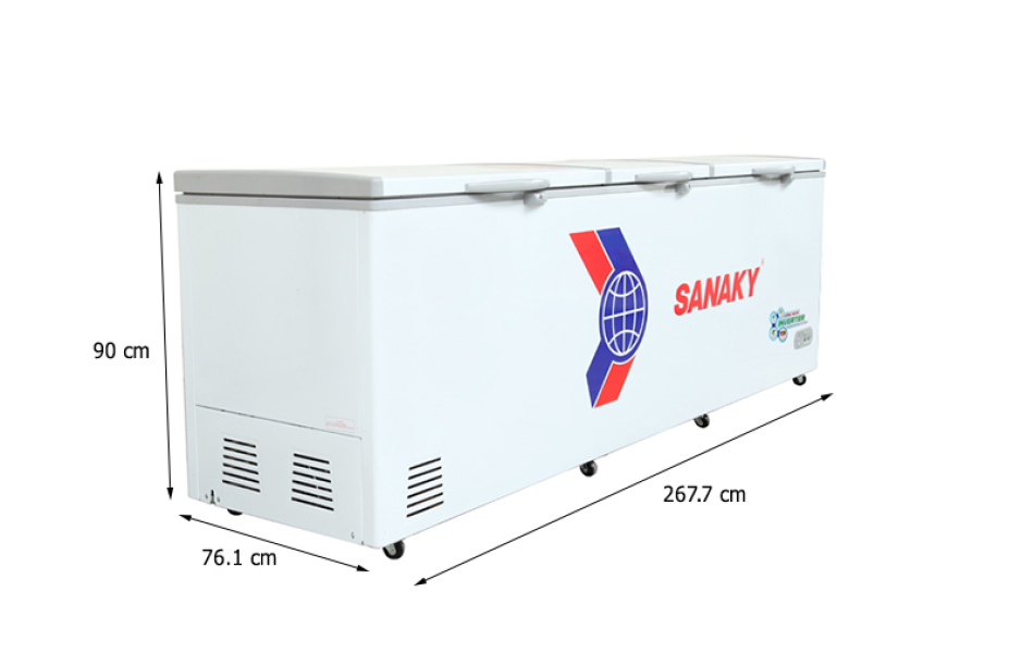 Tủ Đông Sanaky 900lít 3 cánh mở VH-1199HY3