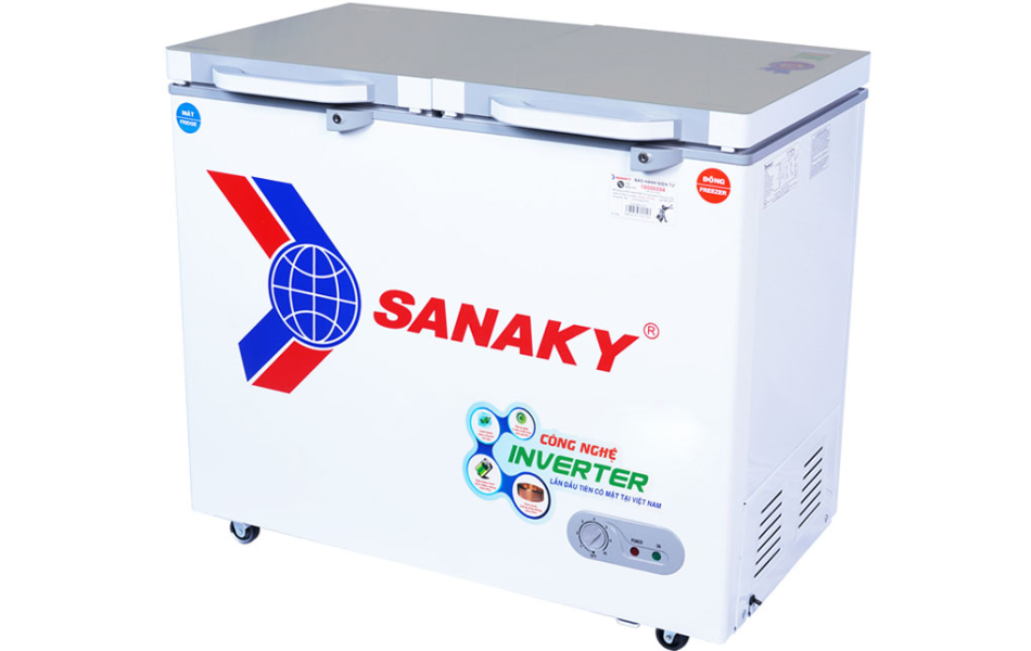 Tủ đông Sanaky Inverter 195 lít VH-2599W4K