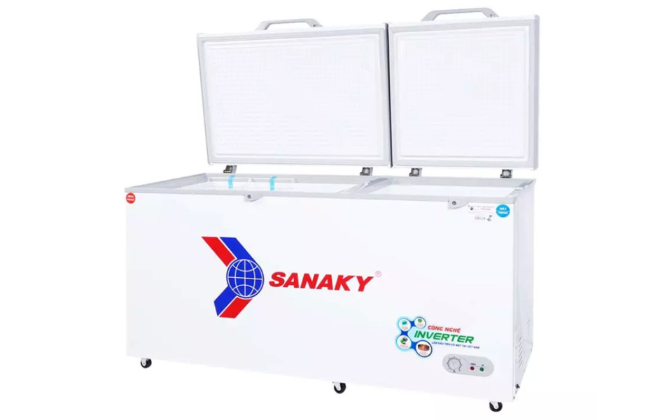 Tủ đông Sanaky VH-6699W4K Inverter 2 ngăn, 2 cánh