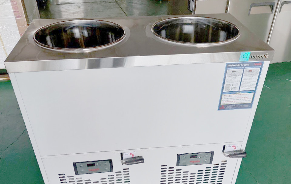 Bàn giữ lạnh Soup 2 hộc Happys HWA-36LX2SR