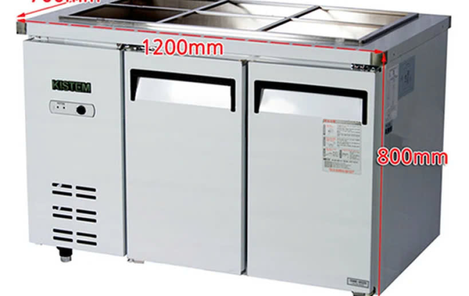 Tủ khay lạnh Salad 1200mm Kistem KIS-XDB12R - 294 lít