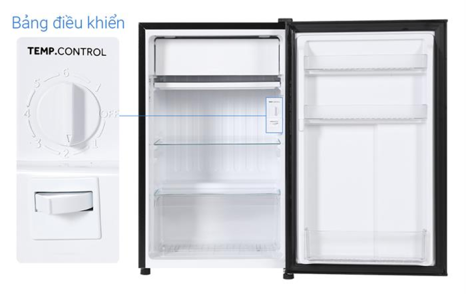 Tủ lạnh Aqua AQR-D100FA(BS)