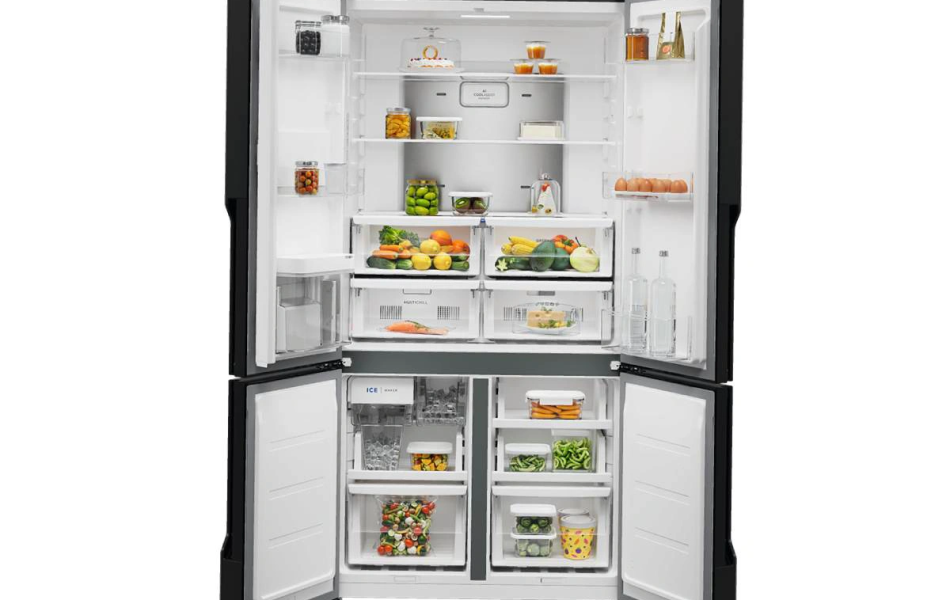 Tủ lạnh Electrolux 4 cánh Serie 800 562 lít EQE5760B-B Mới
