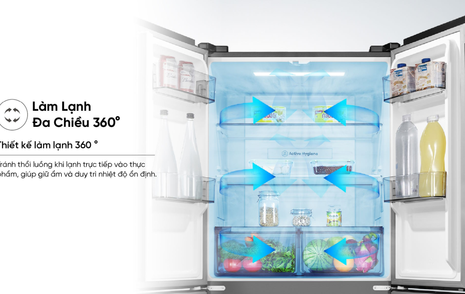 Tủ lạnh Hisense Inverter 427 lít RQ559N4EBND - Mới