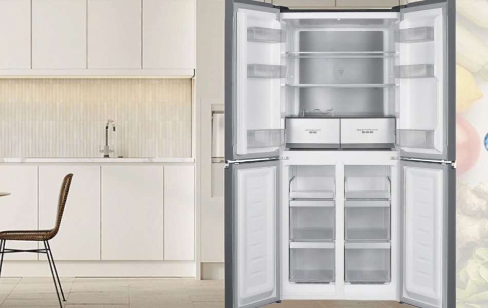 Tủ lạnh Sharp 4 cánh 466 lít inverter SJ-FXP560VG-BK