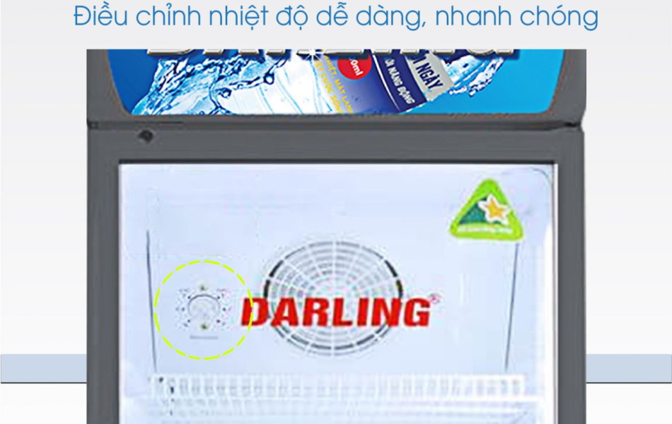 Tủ mát 1 cánh Darling DL-3600AL 380Lít