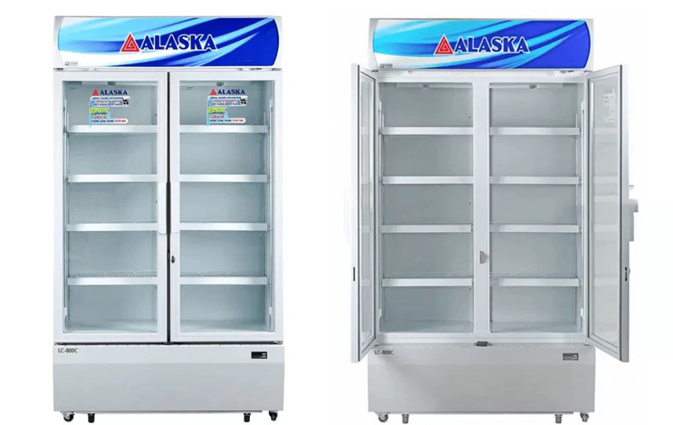 Tủ mát 2 cánh Alaska Inverter 800 lít LCI-800C