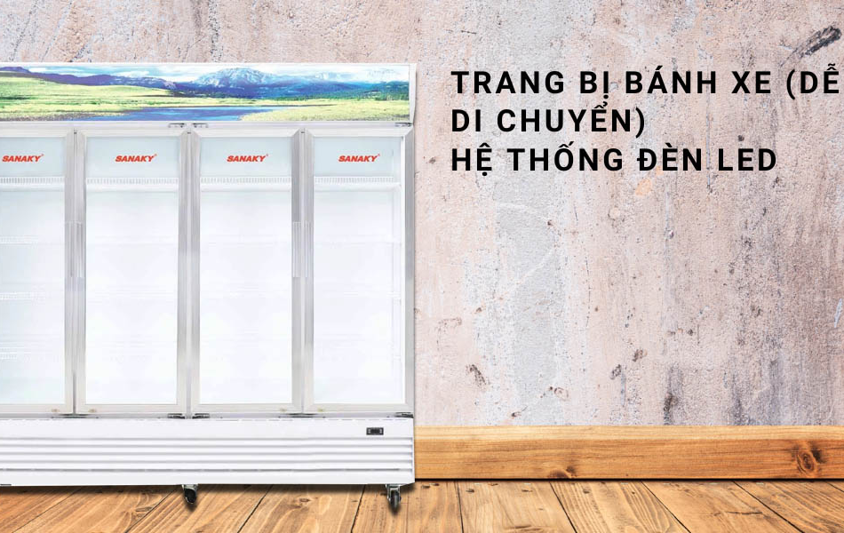 Tủ mát 4 cánh Sanaky VH-2209HP 2000 lít