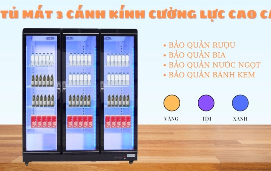Tủ mát cao cấp Lightcool 3 cánh LS-1670 1600L