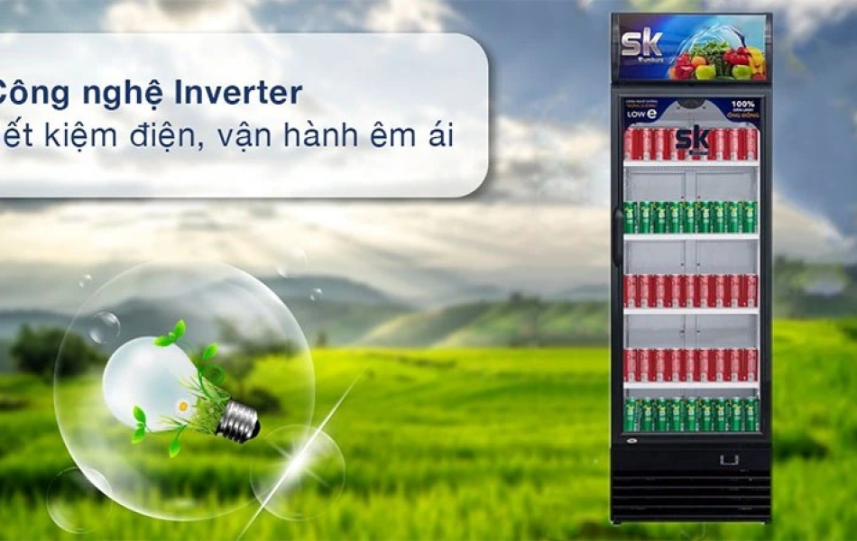 Tủ mát đứng Inverter Sumikura SKSC-450I/FC