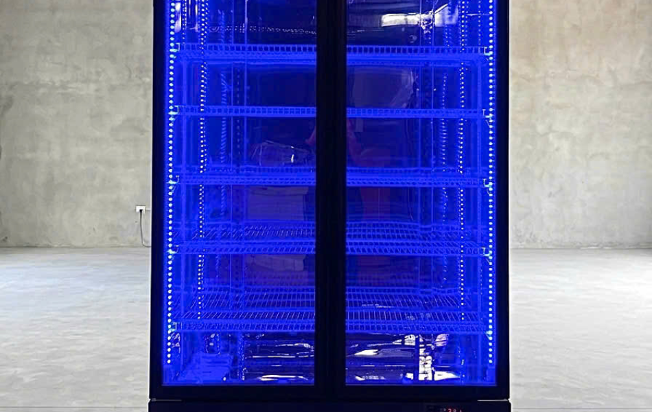 Tủ mát inox Lightcool 2 cánh LS-1260 1250L Đen