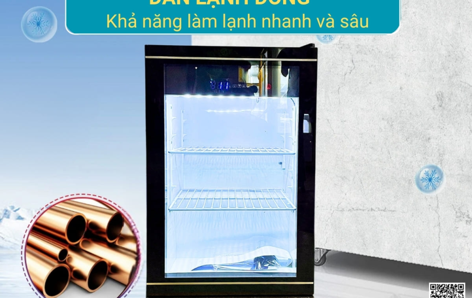 Tủ mát mini 1 cánh kính Lightcool LC-90