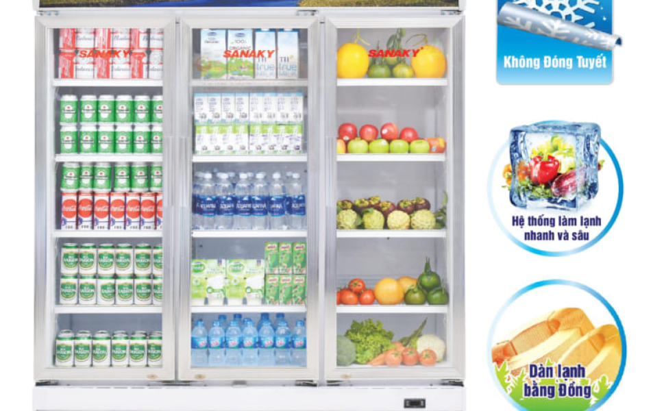 Tủ Mát Sanaky Inverter 1400 Lít VH-1520HP3