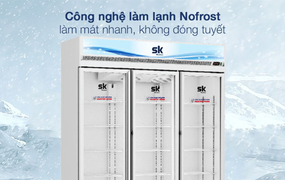 Tủ mát Sumikura SKSC-1350HW3 (3 cánh, 1.350 lít)