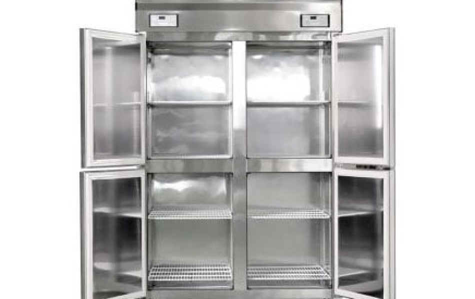 Tủ nửa đông nửa mát 4 cánh Happys HWI-45CFR Có quạt 