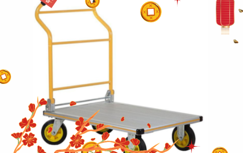 Xe đẩy hàng 4 bánh Stanley PC512