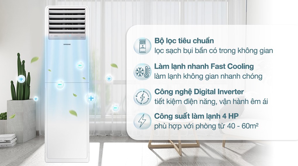 Điều Hòa Tủ Đứng Samsung Inverter 30000Btu AC036BNPDKC/TC