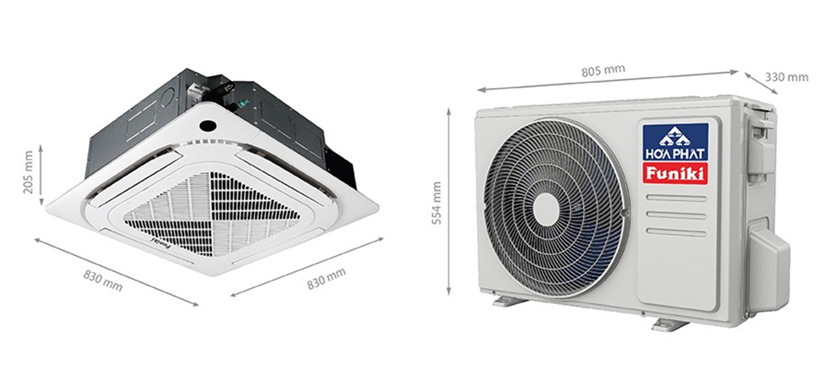 Điều hòa âm trần Funiki 1 chiều 18.000 BTU CC18MMC1