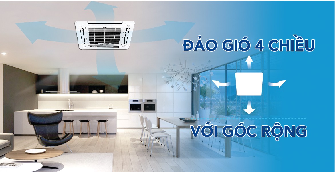 Điều hòa âm trần Funiki 1 chiều 36.000 BTU Inverter CIC36MMC