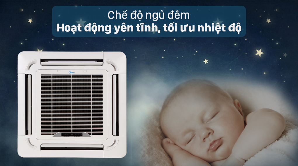 Điều hòa âm trần Midea Inverter 18000Btu MCD1-18CRDN8