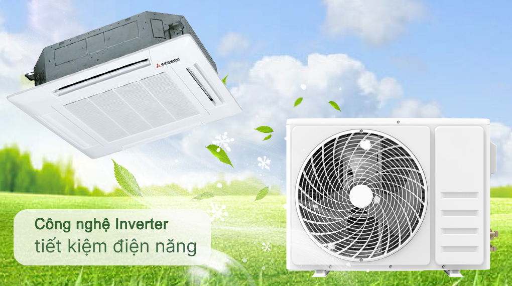 Điều hòa âm trần Mitsubishi Heavy 34000BTU inverter 1 chiều FDT100YA-W5