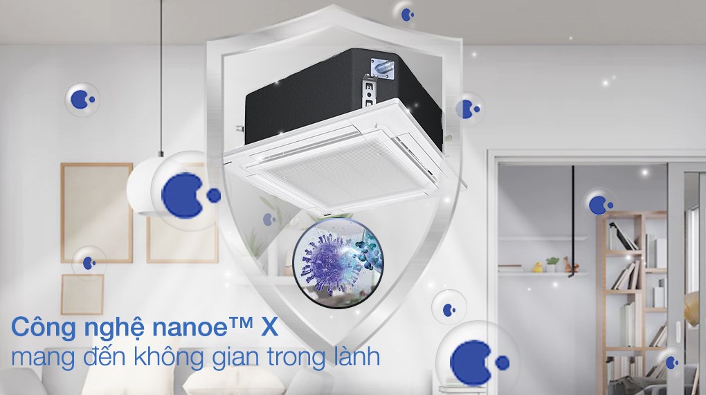 Điều hòa âm trần Panasonic 36000BTU 1 chiều 3 Pha S-36PU1H5B/U-36PN1H8