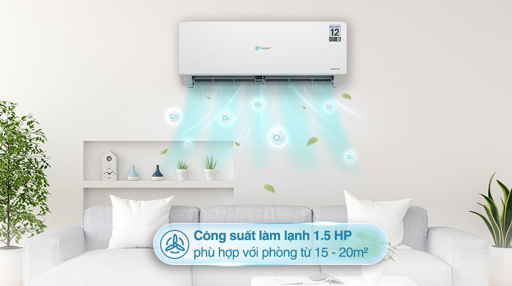 Điều hòa Casper Inverter 12000BTU QC-12IS36