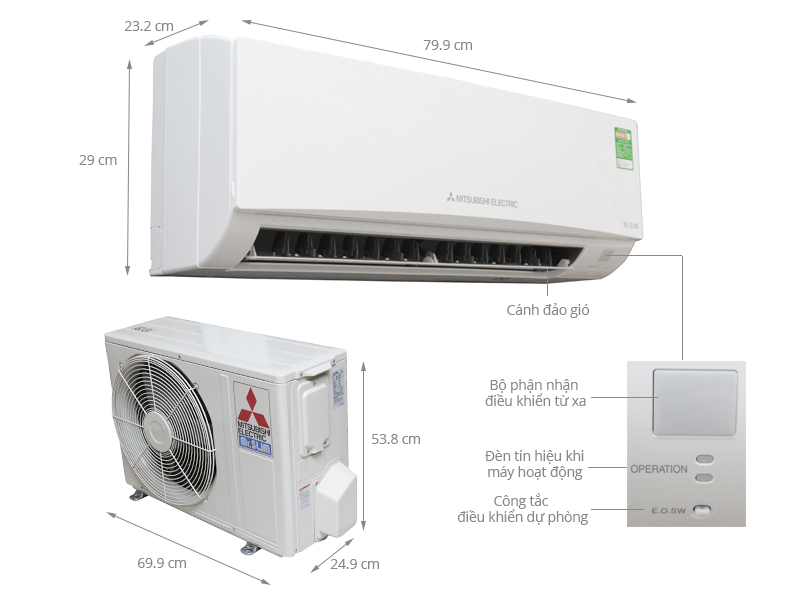 Điều hòa Mitsubishi Heavy1HP SRK/SRC09CTR-S5