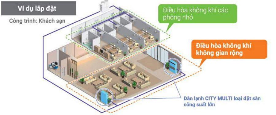 Điều hòa nối ống gió Mitsubishi Heavy inverter 34000BTU FDU100YA-W5