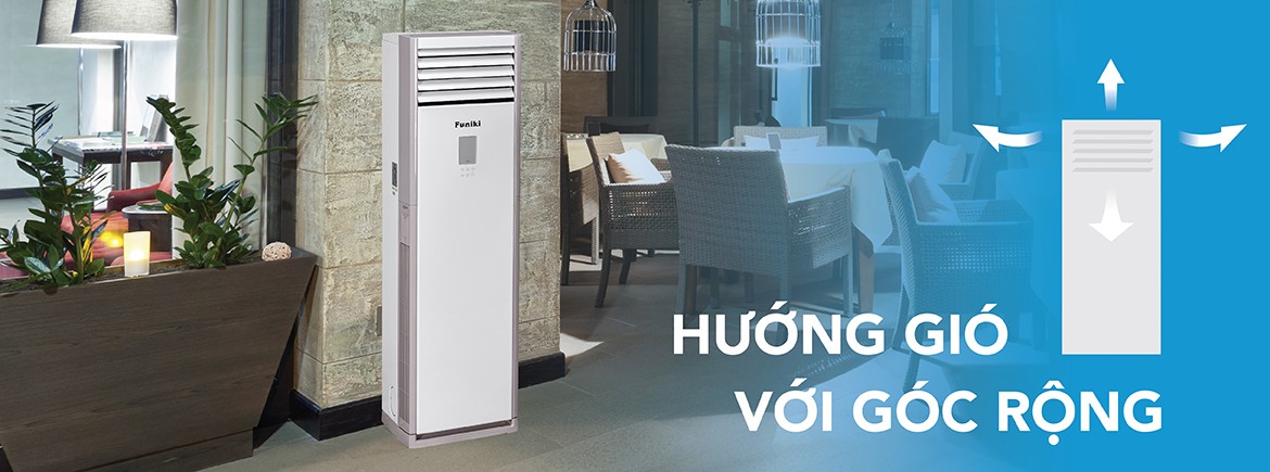 Điều hòa tủ đứng Funiki 1 chiều 21.000 BTU FC21MMC1