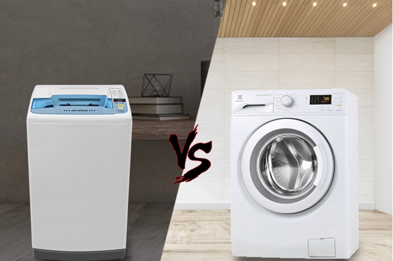 So sánh thực tế: Máy giặt lồng ngang Inverter vs lồng đứng thường – Khả năng giặt sạch vượt trội?