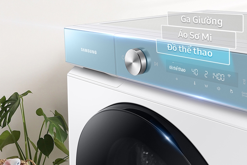 Công nghệ giặt AI trên các thương hiệu máy giặt