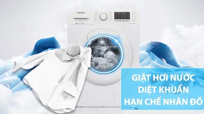 Máy giặt hơi nước là gì? Ưu điểm nổi bật của máy giặt hơi nước