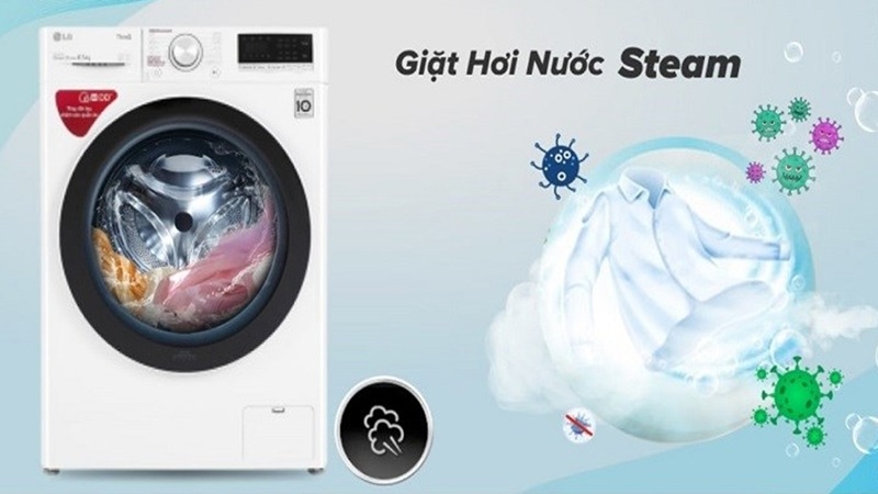 Máy giặt hơi nước là gì? Ưu điểm nổi bật của máy giặt hơi nước