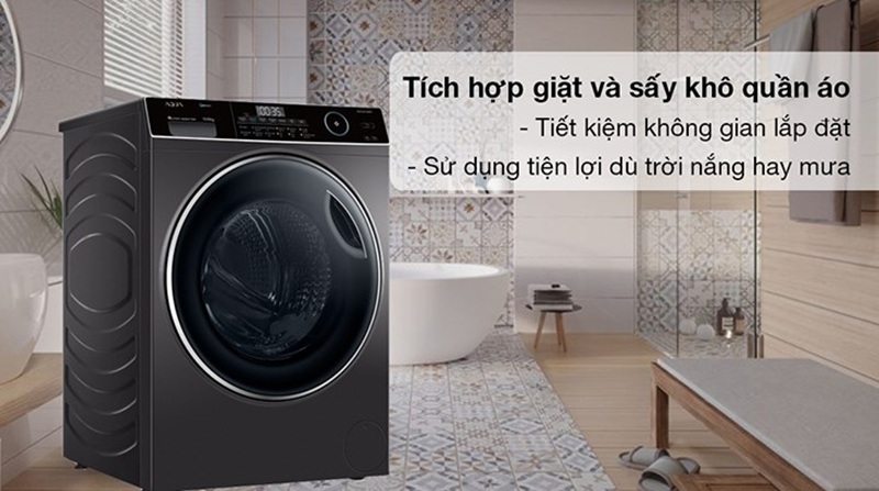Ưu điểm nổi bật của máy giặt sấy