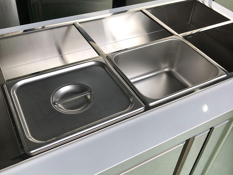 Bàn mát salad 900mm Kistem KIS-XDB09R (Làm lạnh trực tiếp)