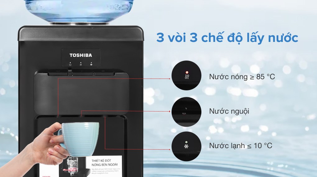 CÂY NƯỚC NÓNG LẠNH TOSHIBA RWF-W1917TV(K)