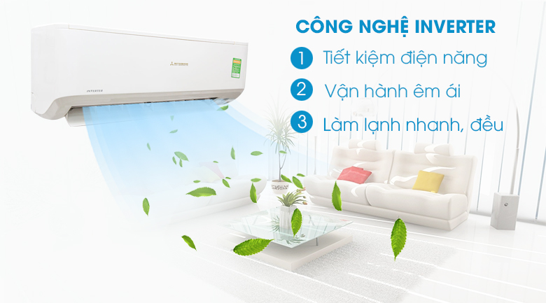 Máy lạnh Mitsubishi Heavy Inverter 1.5HP SRK/SRC13YZP-W5