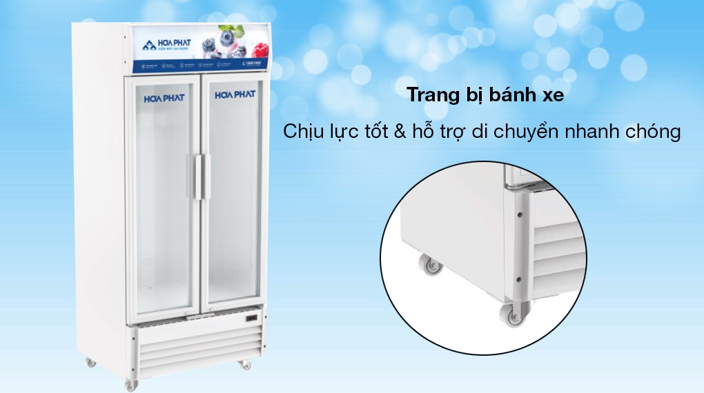 Tủ mát Hòa Phát Inverter 812 lít HSR D8812