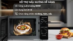 Lò vi sóng Sharp 21 lít R-211TV-BK