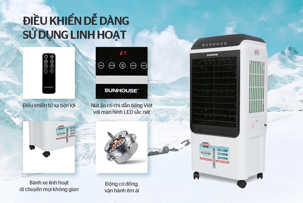 MÁY LÀM MÁT KHÔNG KHÍ SUNHOUSE SHD7727