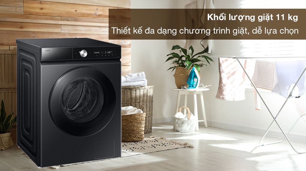 Máy giặt Lồng ngang Samsung Inverter 11 kg WW11CB944DGBSV