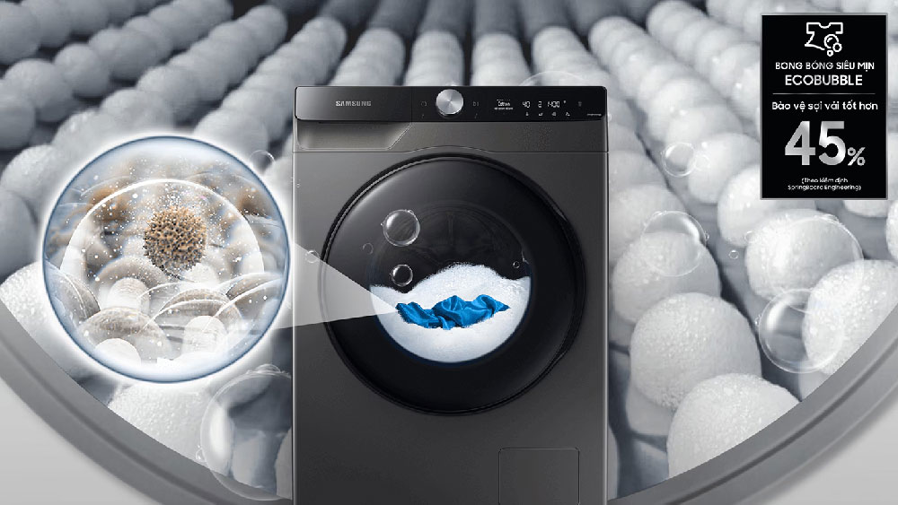 Máy giặt Lồng ngang Samsung Inverter 12 kg WW12CG604DLBSV