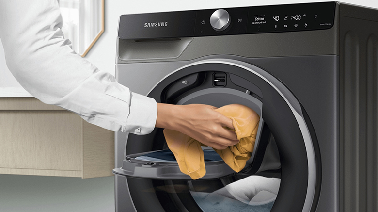 Máy giặt Lồng ngang Samsung Inverter 12 kg WW12CG604DLBSV