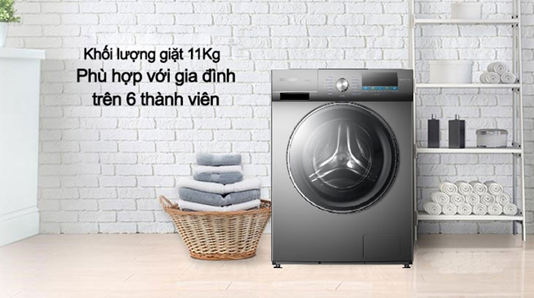 Máy giặt Sharp Inverter 11kg ES-FM110CB-DG