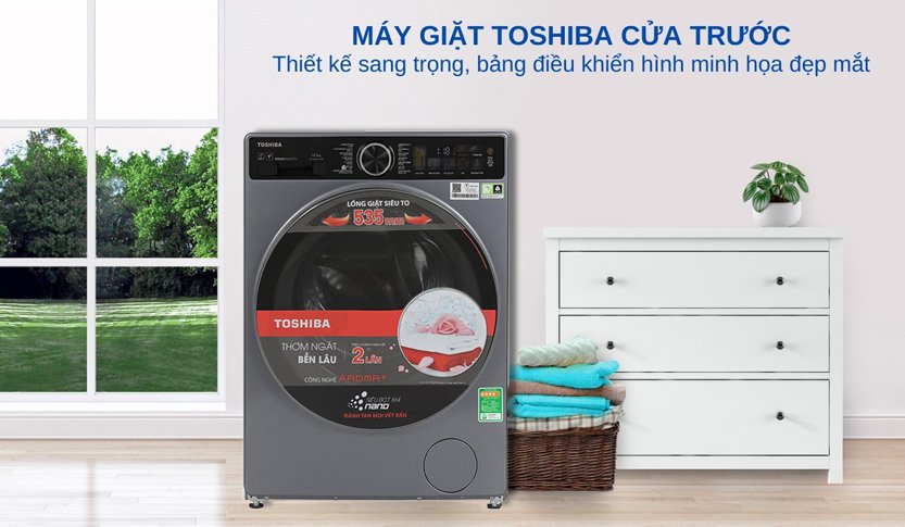 Máy giặt Toshiba Inverter 10.5 kg TW-T25BU115MWV(MG)