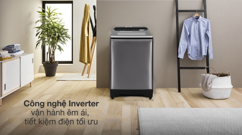 Máy giặt lồng đứng Hitachi Inverter 25 kg SF-250ZFVAD(SS)