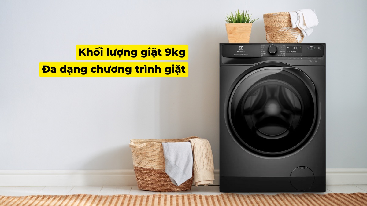 Máy giặt lồng ngang Electrolux Inverter 9kg EWF9023P5SC