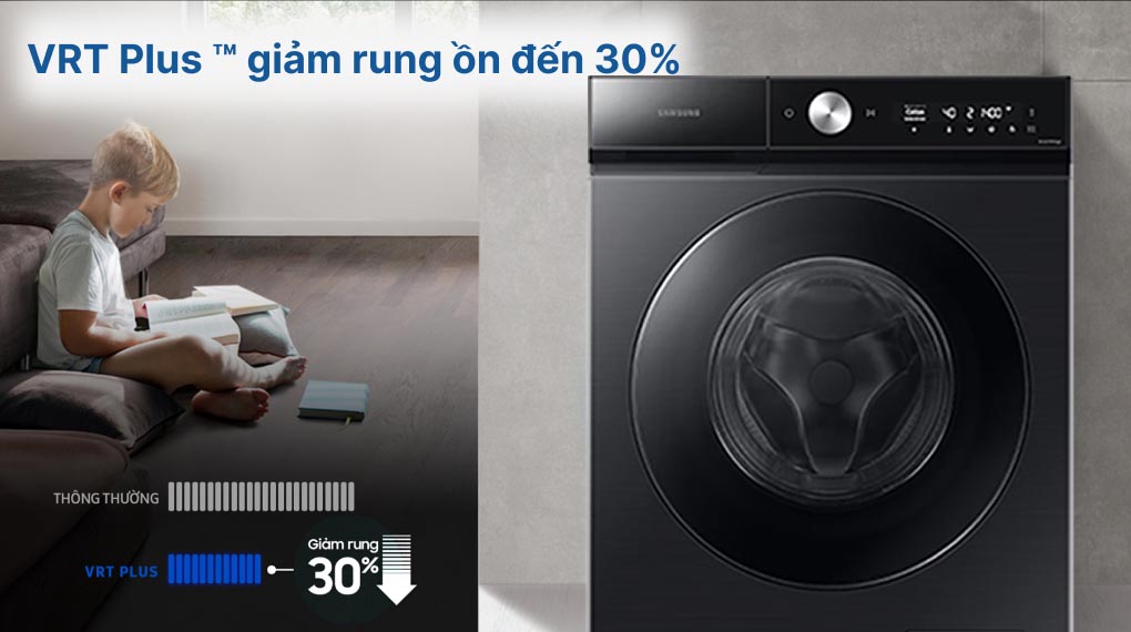 Máy giặt lồng ngang Samsung Inverter 14Kg WW14BB944DGBSV